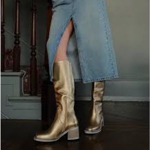 Free People Essential Tall Slouch Boots NWOT size 38